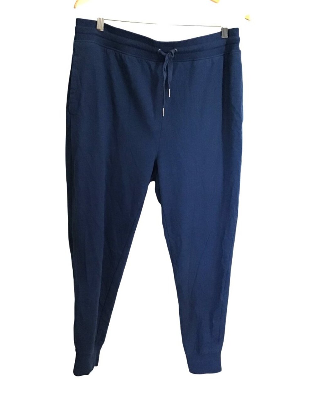 GAP MENS NAVY JOGGER ELASTIC WAIST TAPPER LEG SIZE LARGE